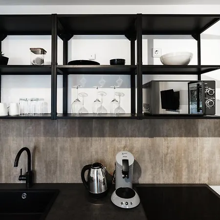 Apartament Boardinghaus Gruenefeld W1 - Schoene Serviced - Kueche - Smart Tv - P - Rainshower *